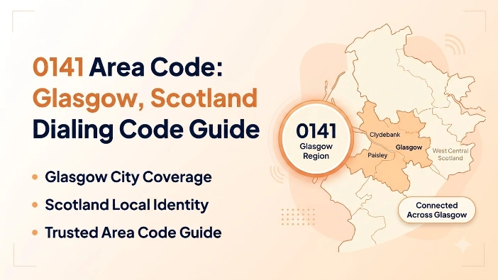 0141 Area Code Glasgow Banner