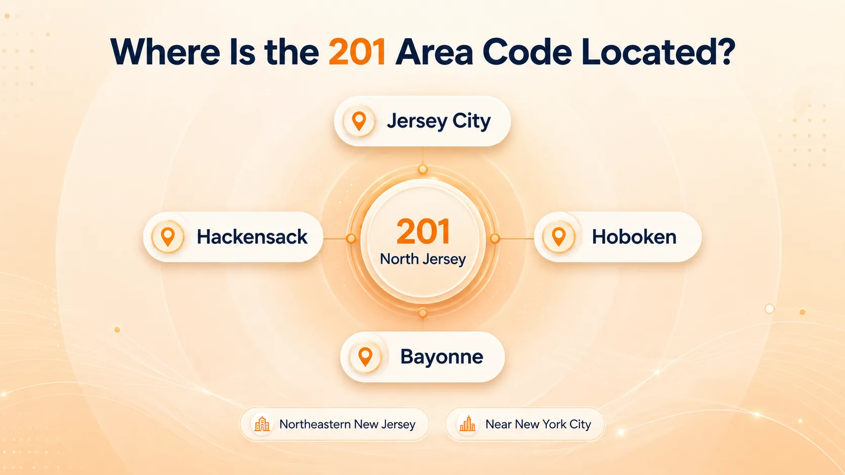 Where Is the 201 Area Code Located?