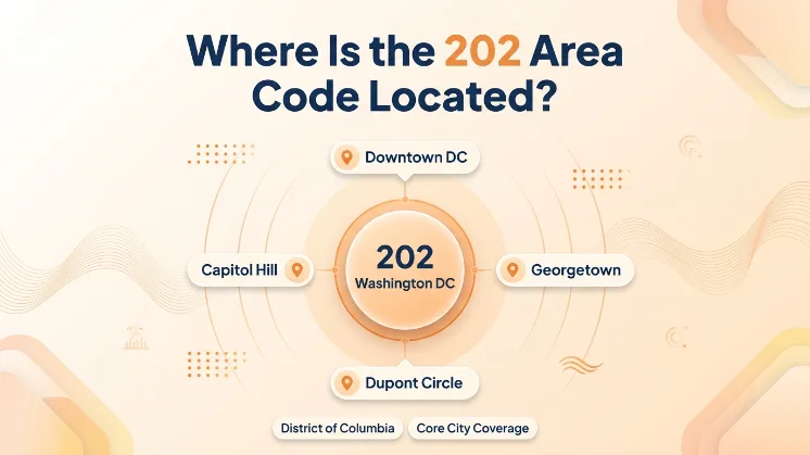 Where Is the 202 Area Code Located?