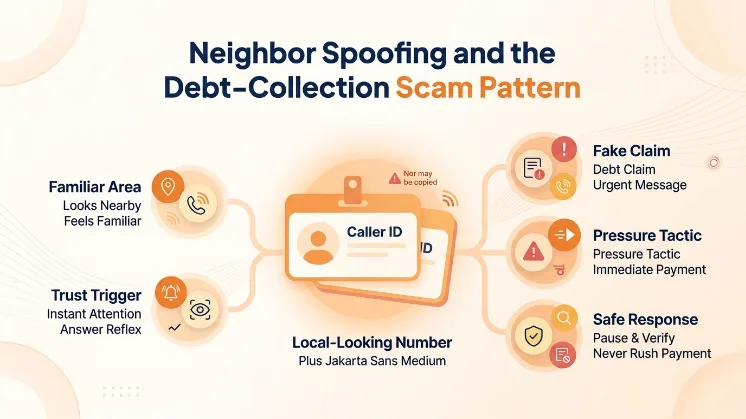 Neighbor Spoofing and the Debt-Collection Scam Pattern