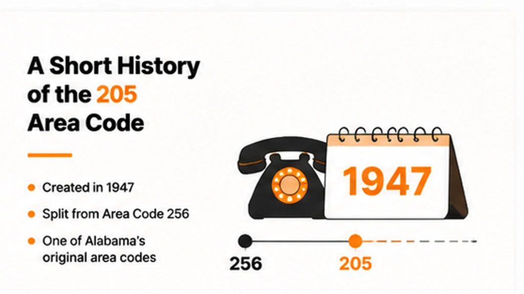 Short history of the 205 area code — one of Alabama's original 1947 prefixes