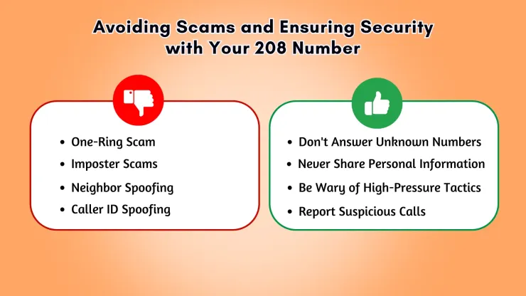 Avoiding Scams and Ensuring Security with Your 208 Number