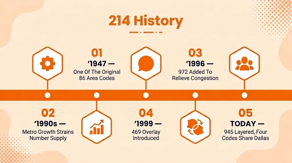 214 History — area code 214