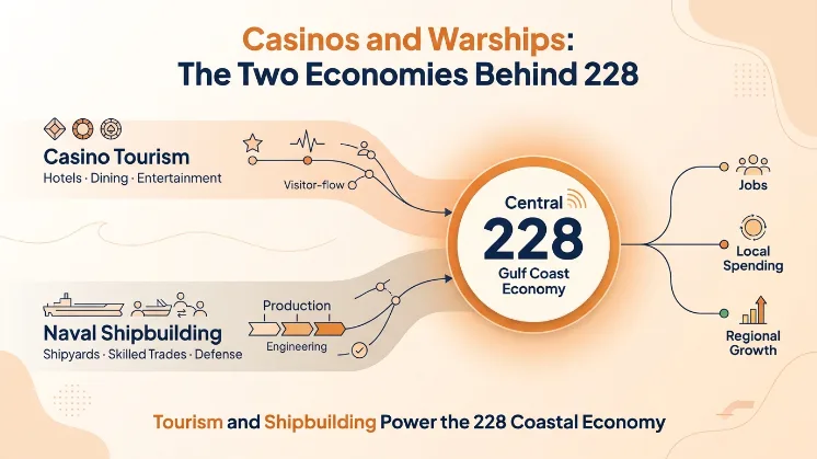 Casinos and Warships: The Two Economies Behind 228