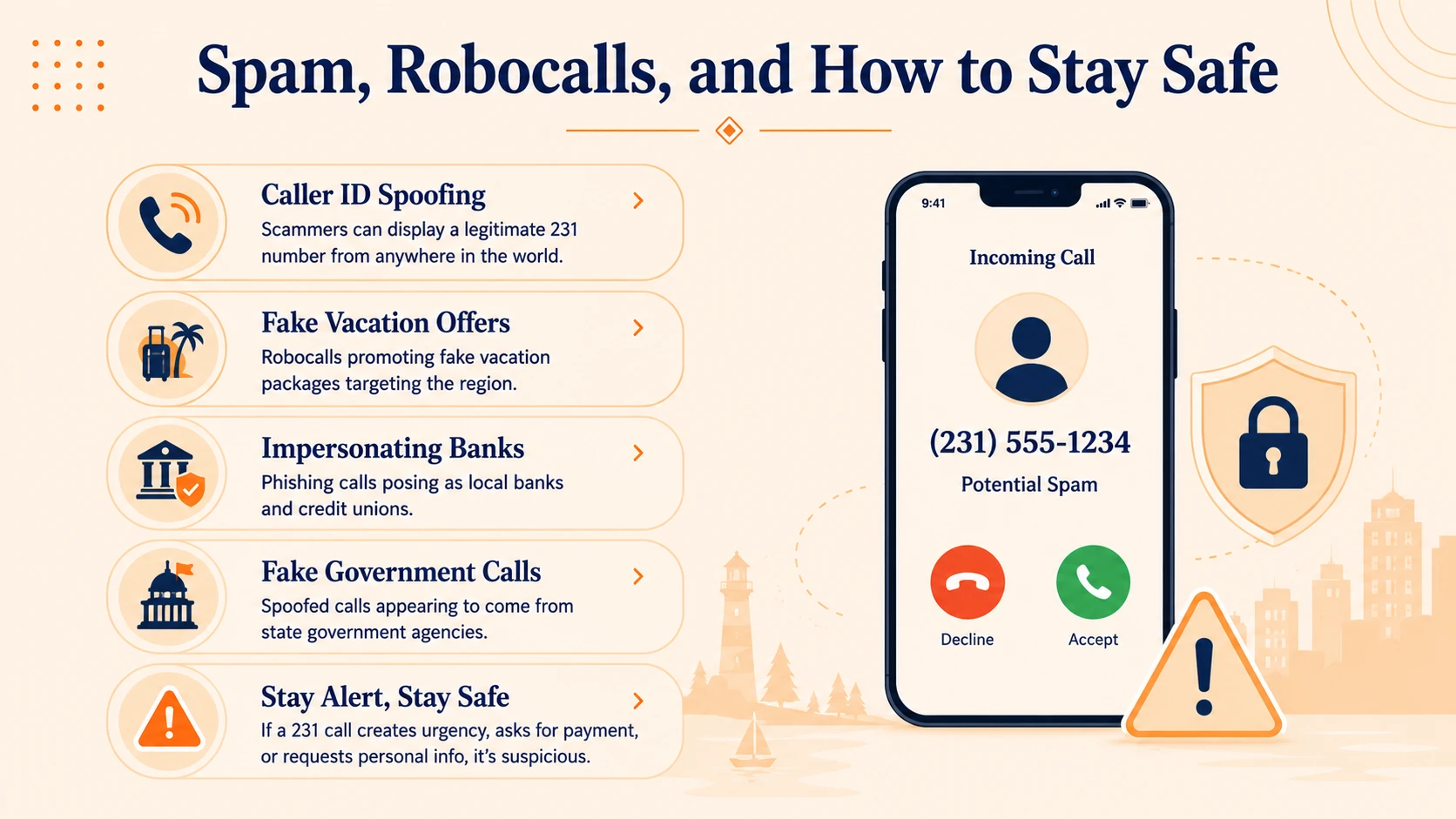 231 area code spam and robocalls — how to stay safe