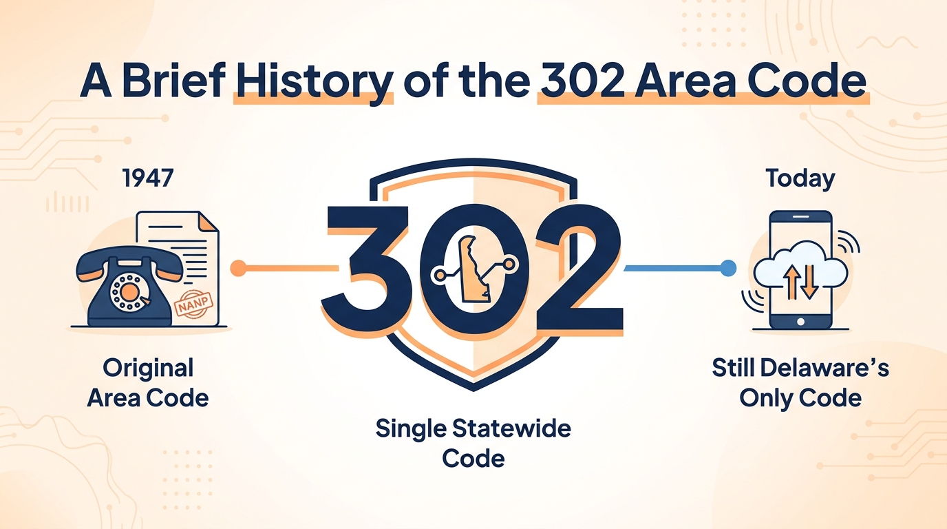 A brief history of the 302 area code