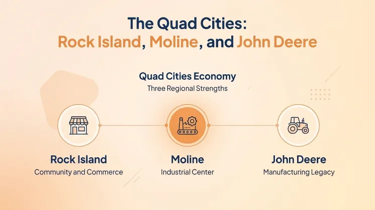 The Quad Cities: Rock Island, Moline, and John Deere