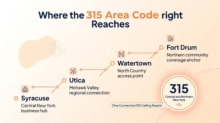 Where the 315 Area Code Reaches