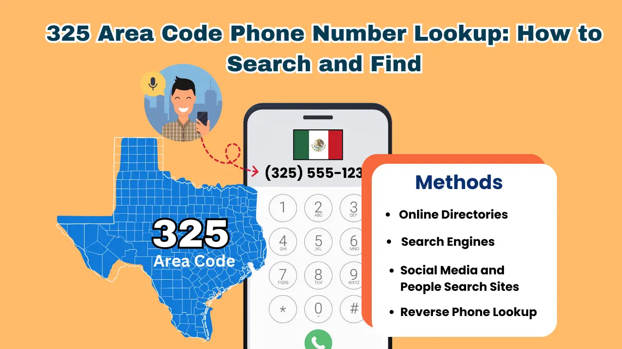 How to look up phone numbers in the 325 area code