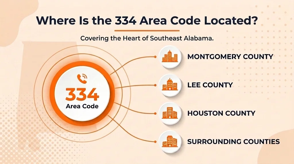 Where Is the 334 Area Code Located — area code 334