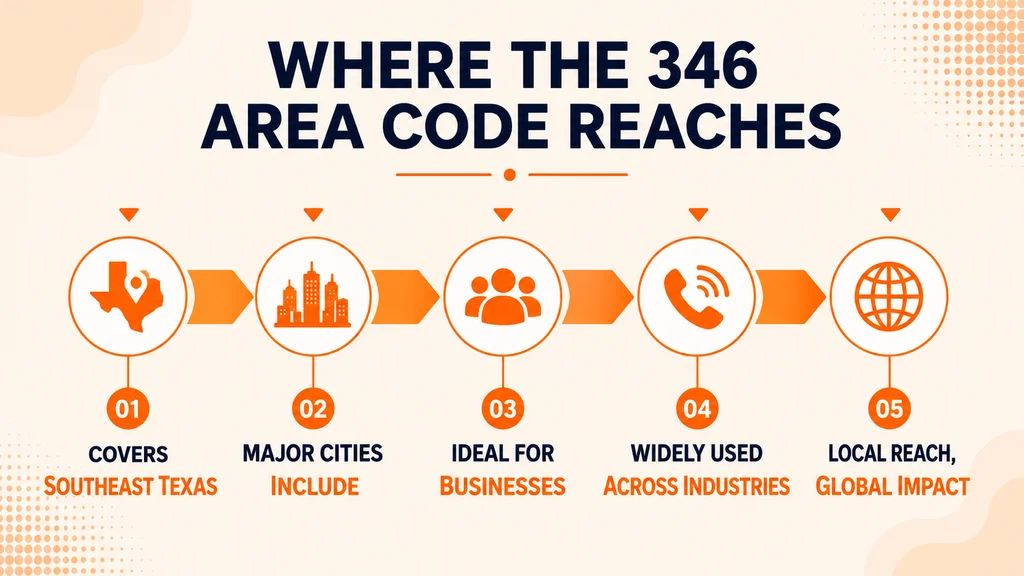 Where the 346 Area Code Reaches — area code 346