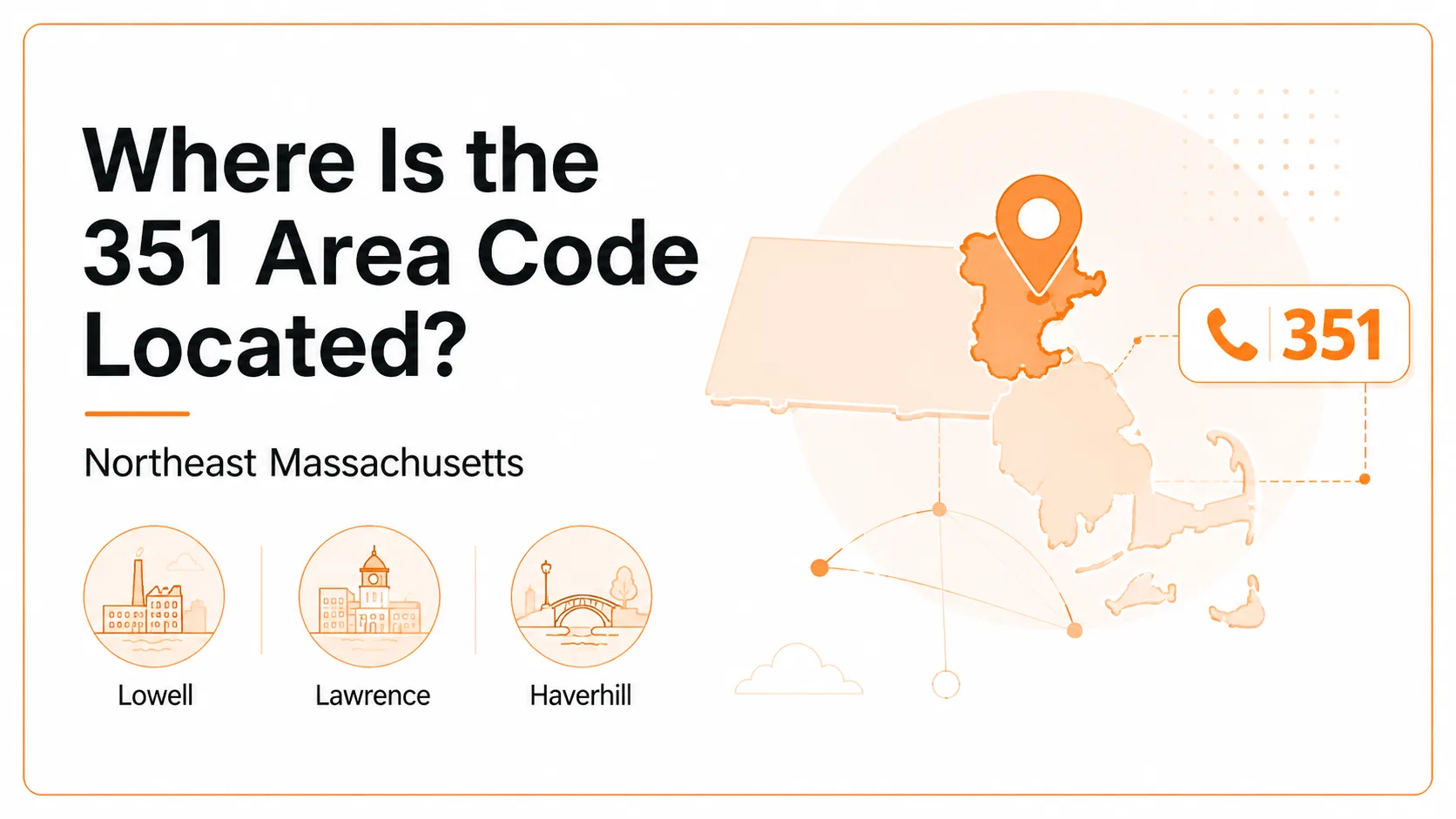 Where is the 351 area code located