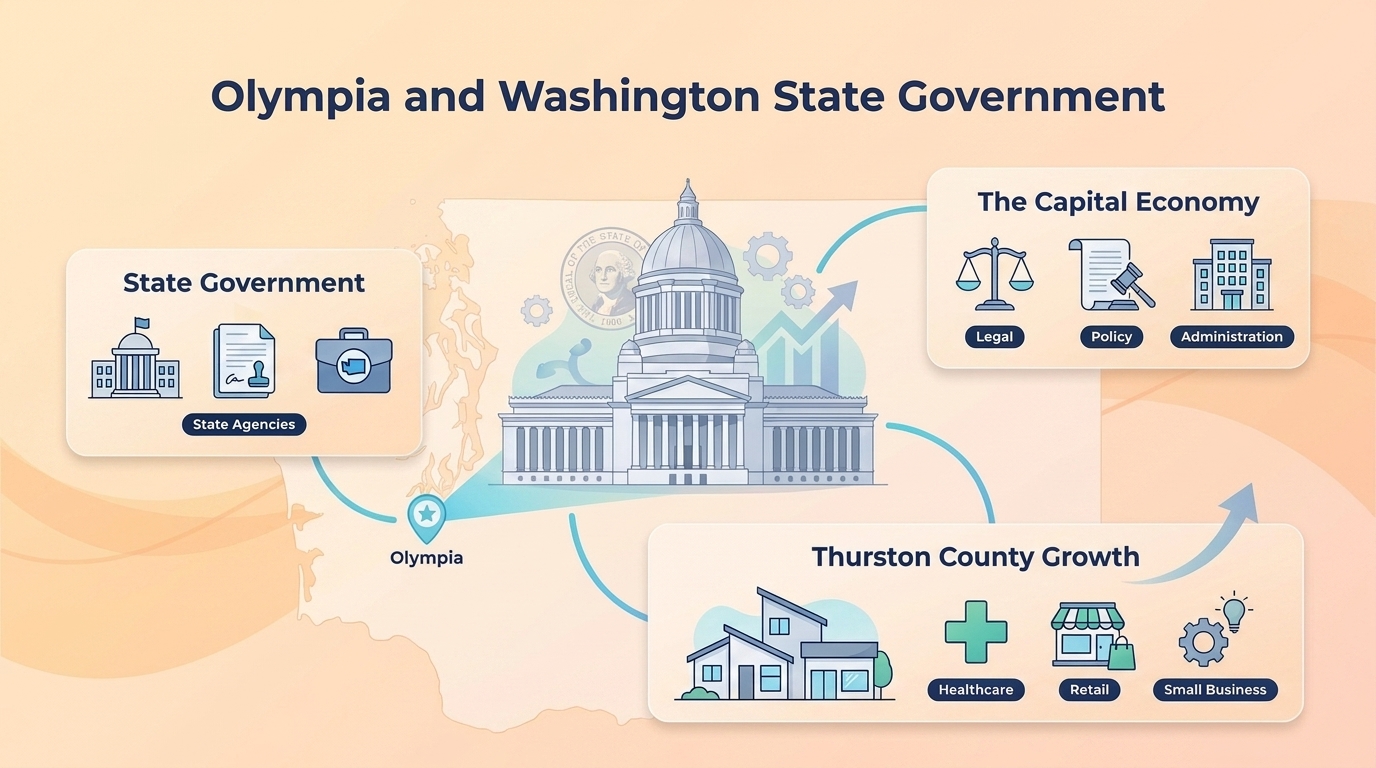 Olympia and Washington state government