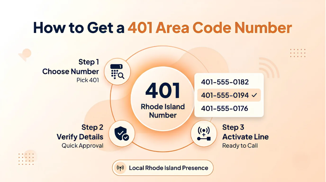 How to Get a 401 Area Code Number