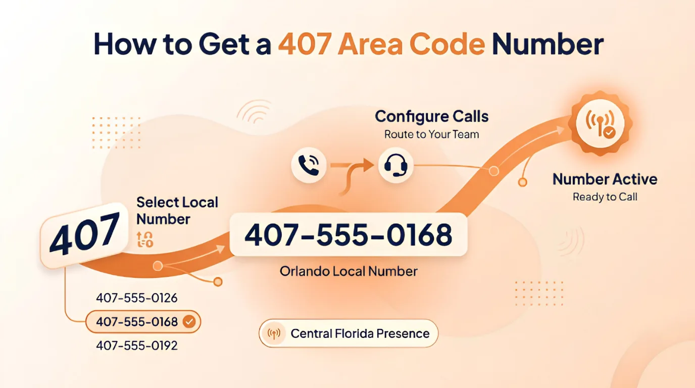 How to Get a 407 Area Code Number