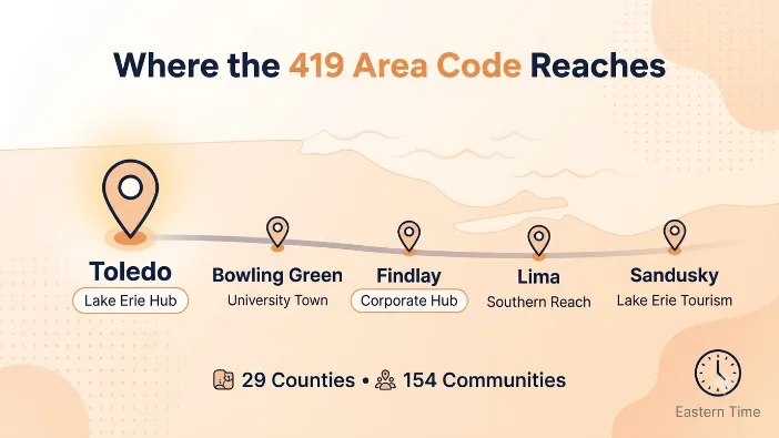 Where Is the 419 Area Code Located?