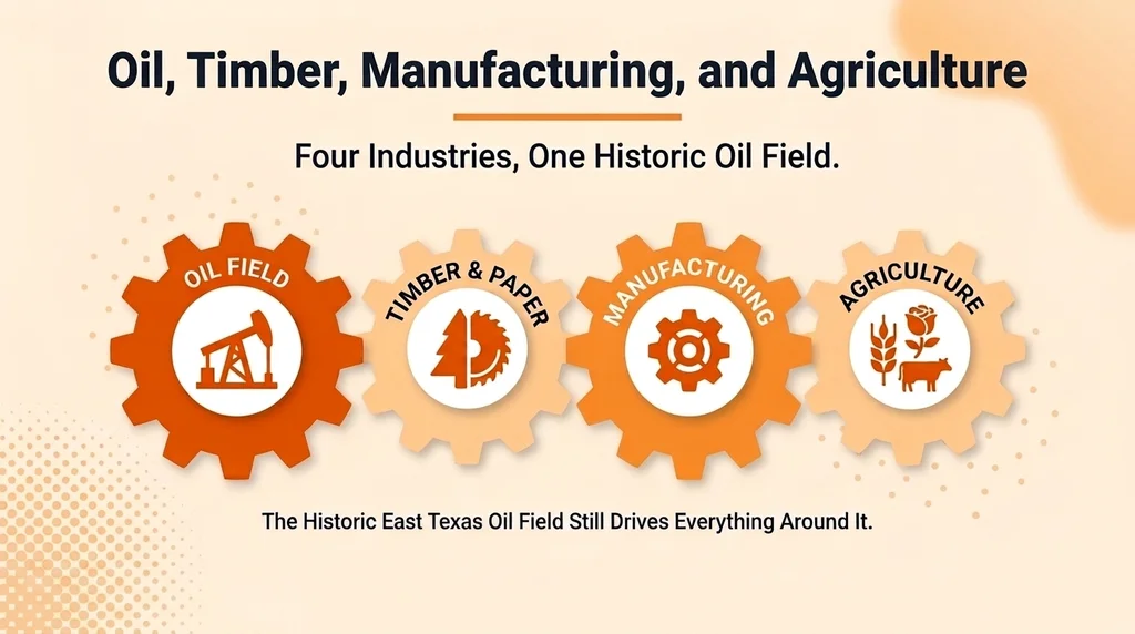 Oil, Timber, Manufacturing, and Agriculture — area code 430