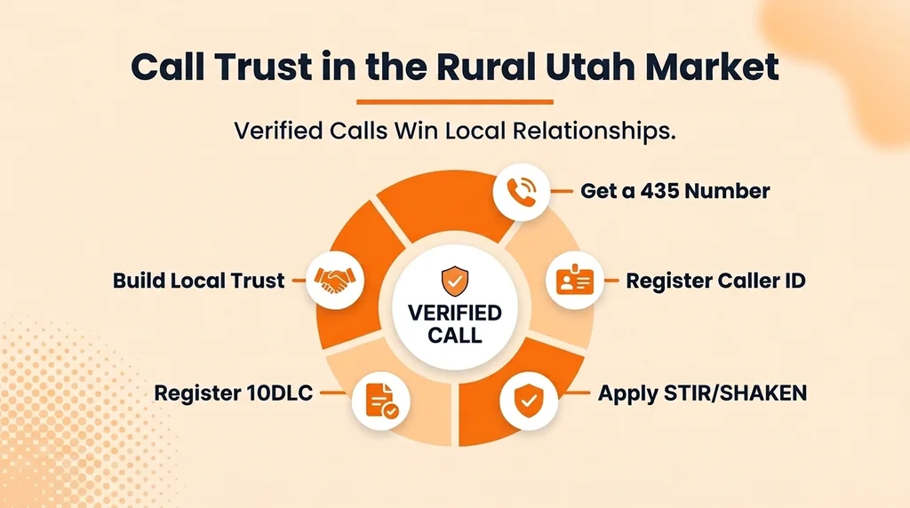 Call Trust in the Rural Utah Market — area code 435