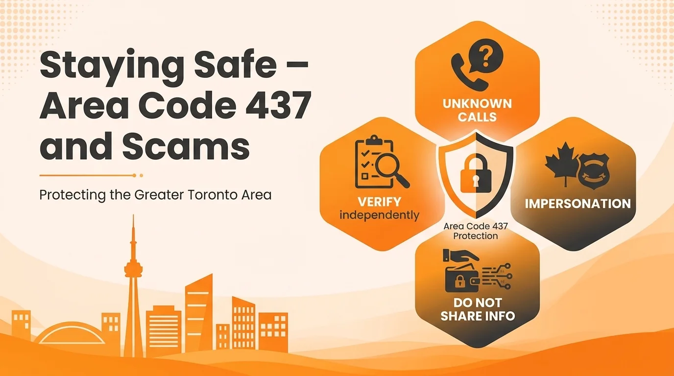 Staying safe from 437 area code scams