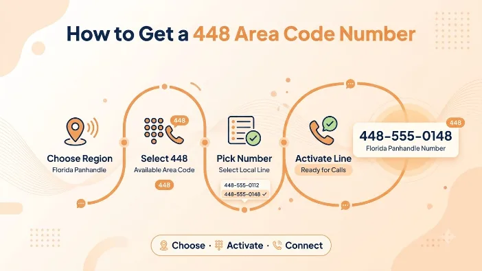 How to Get a 448 Area Code Number