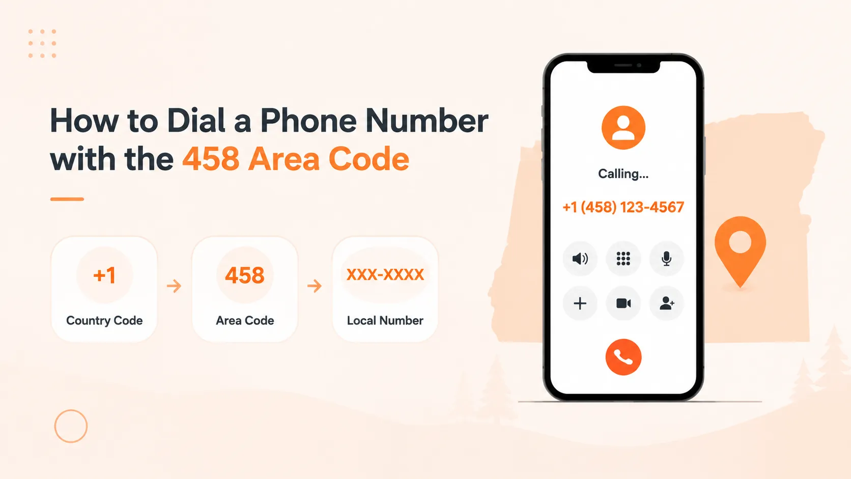 458 area code phone number format and dialing guide