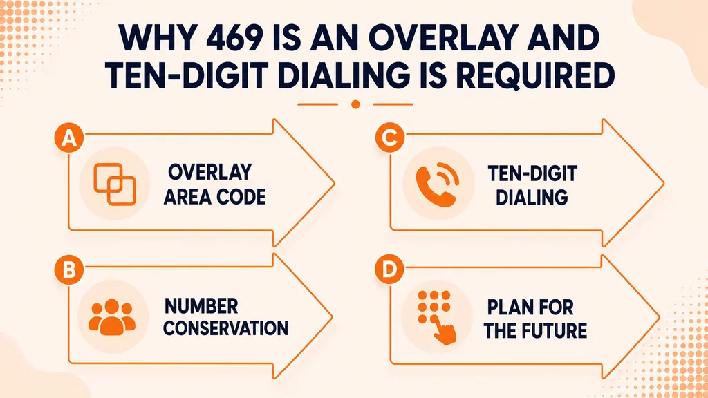Why 469 Is an Overlay and Ten-Digit Dialing Is Required — area code 469