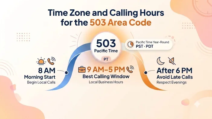 Time Zone and Calling Hours for the 503 Area Code