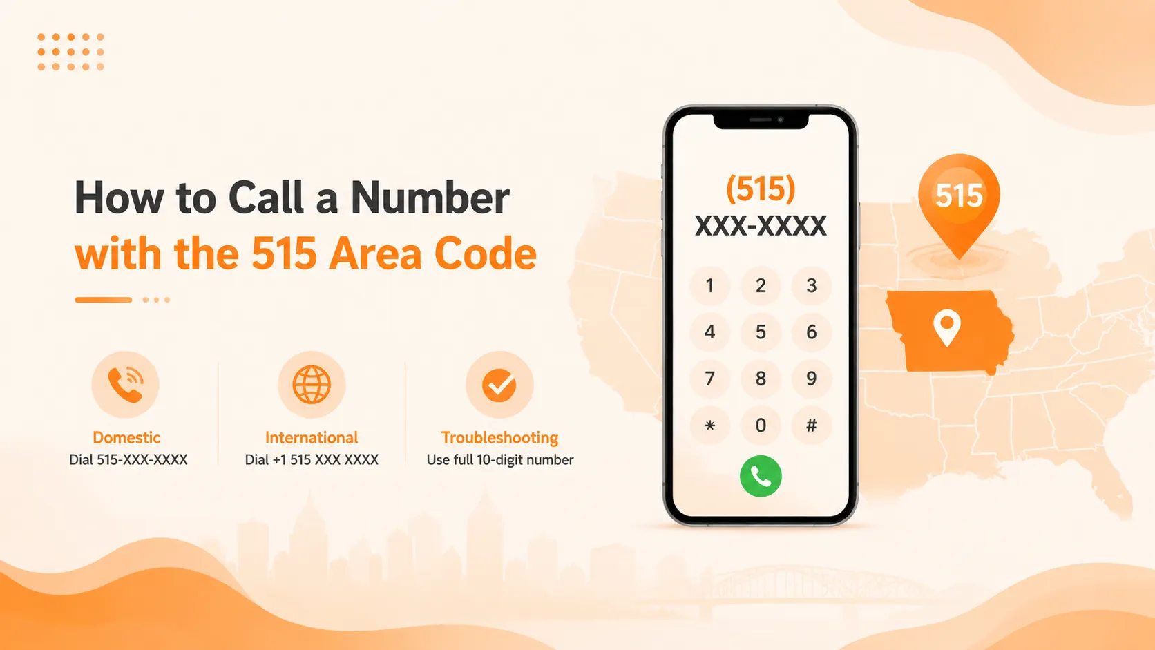 How to call a 515 area code number