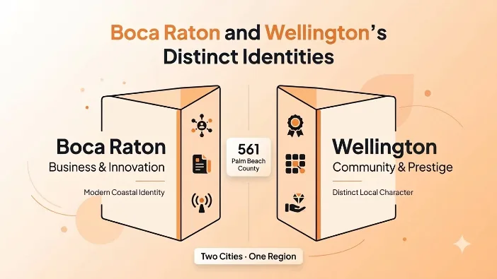 Boca Raton and Wellington's Distinct Identities