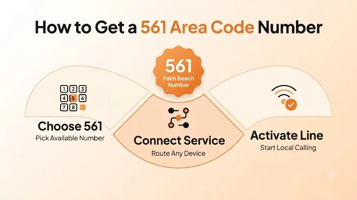 How to Get a 561 Area Code Number