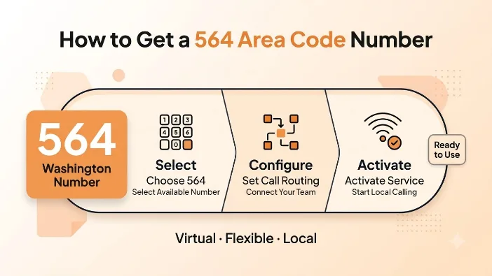 How to Get a 564 Area Code Number
