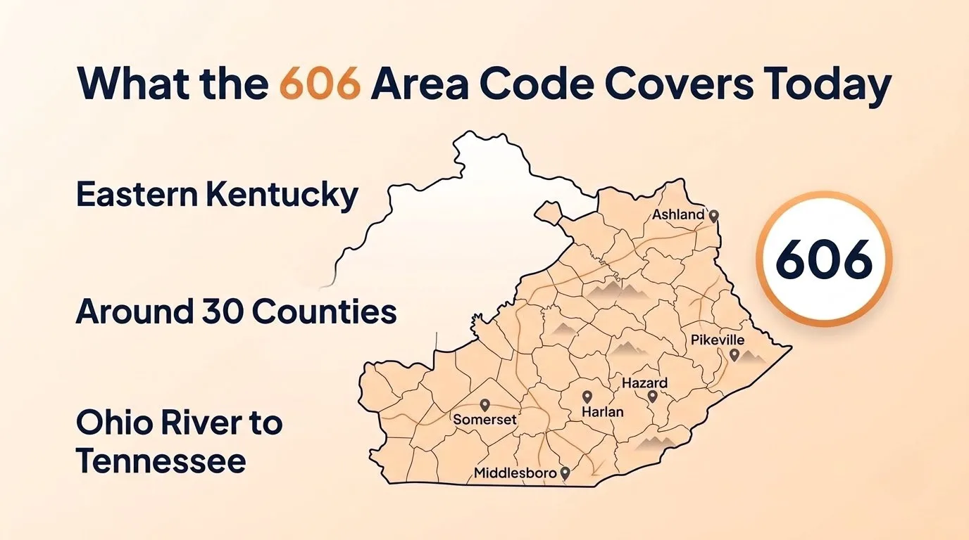 What the 606 Area Code Covers Today