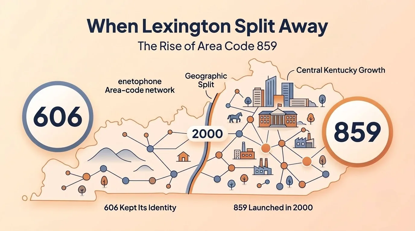 When Lexington Split Away: The Rise of Area Code 859