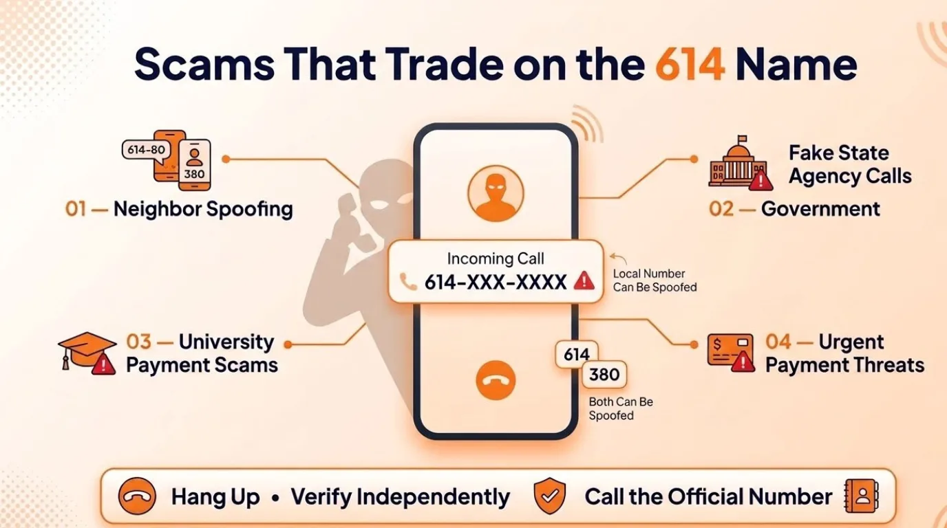 Scams That Trade on the 614 Name