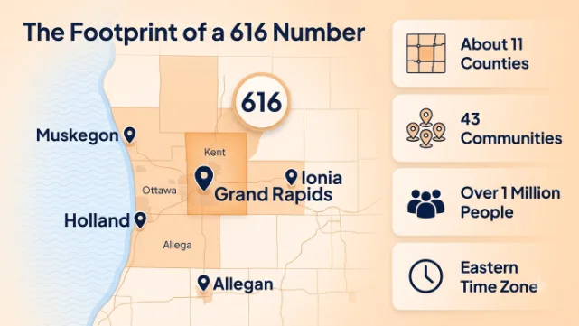 The Footprint of a 616 Number