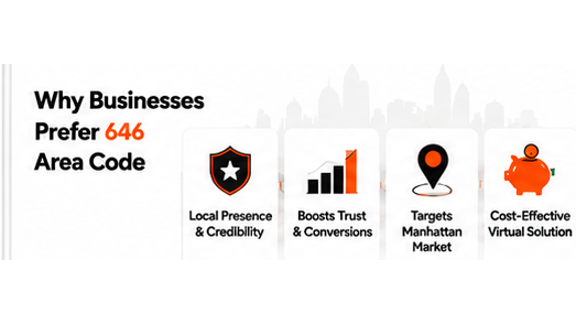 Why businesses prefer a virtual 646 area code phone number: local presence, trust, targeting, cost-effective