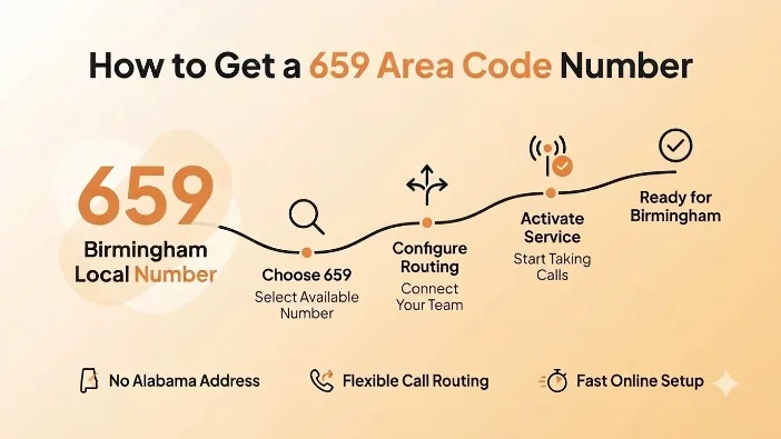How to Get a 659 Area Code Number