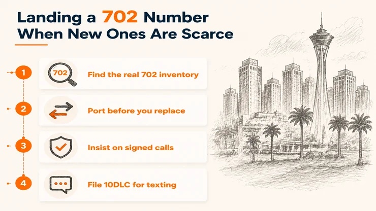 How to get a real 702 Las Vegas number — find inventory, port, sign calls