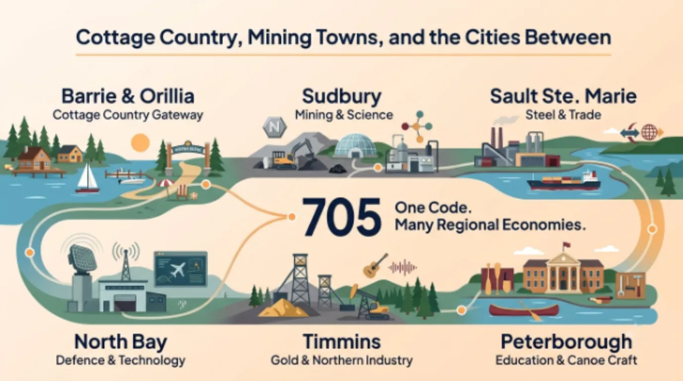 Cottage Country, Mining Towns, and the Cities Between