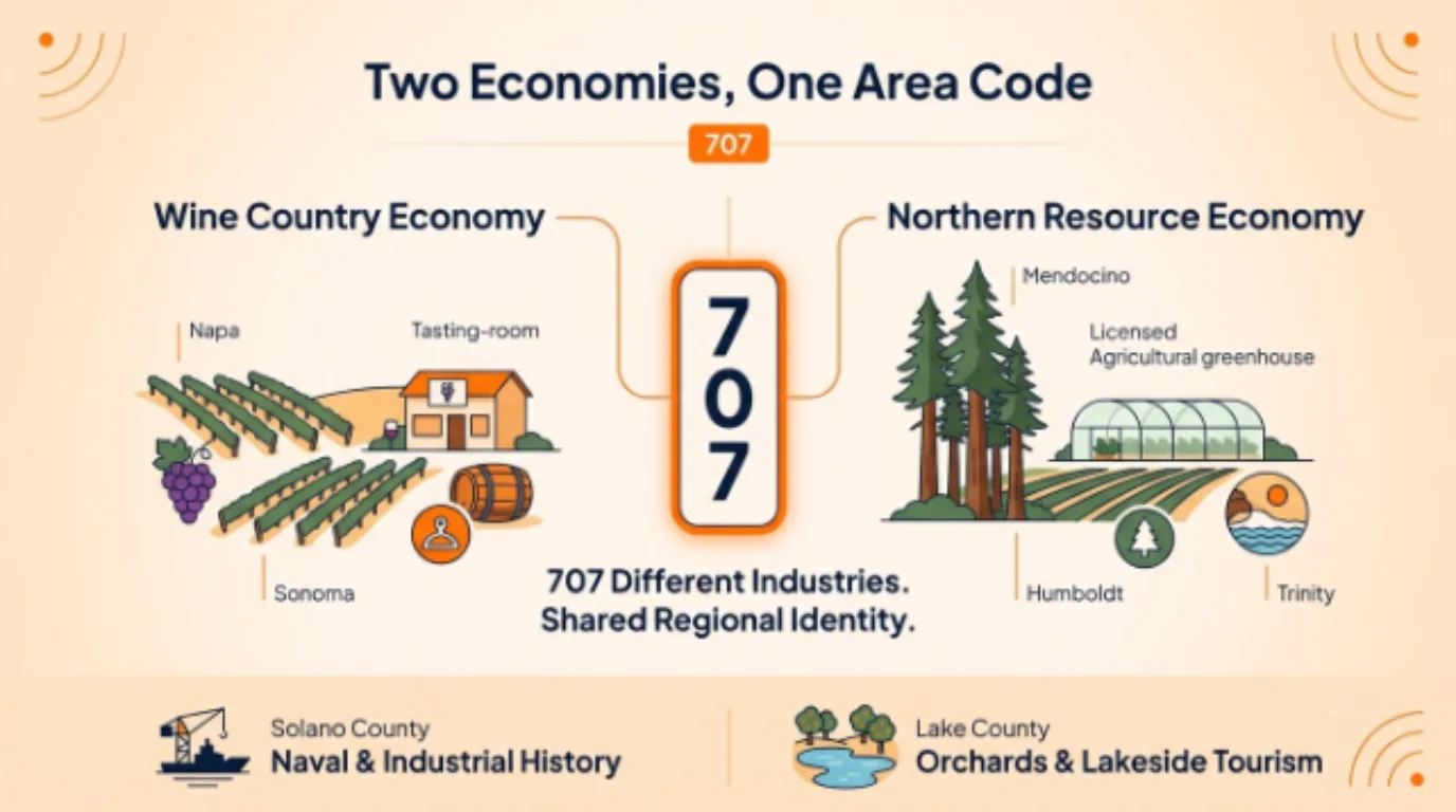 Two Economies, One Area Code