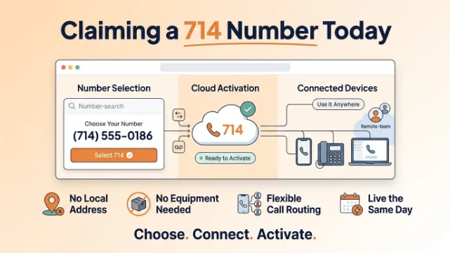 Claiming a 714 Number Today