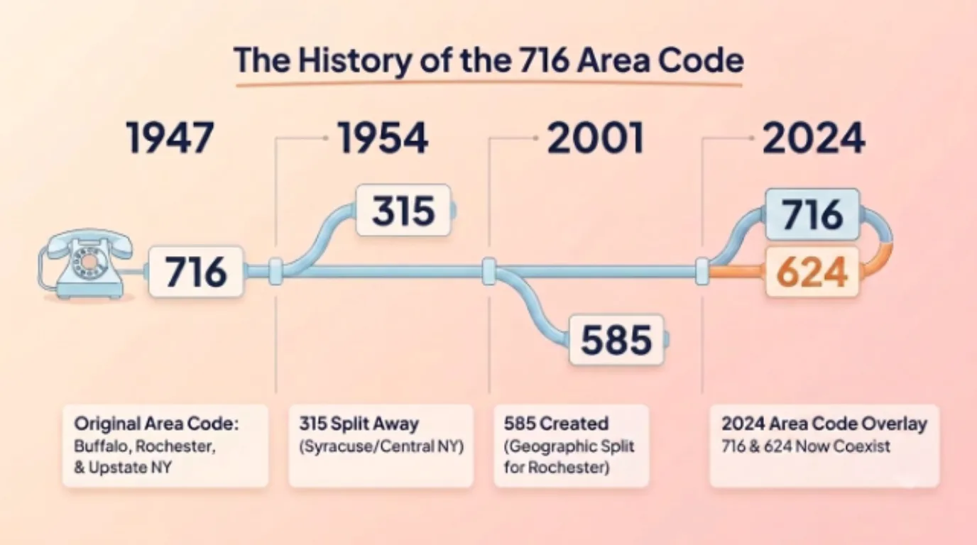 The History of the 716 Area Code