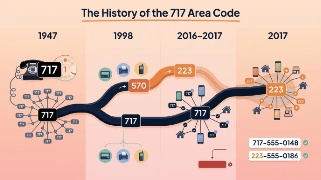 The History of the 717 Area Code