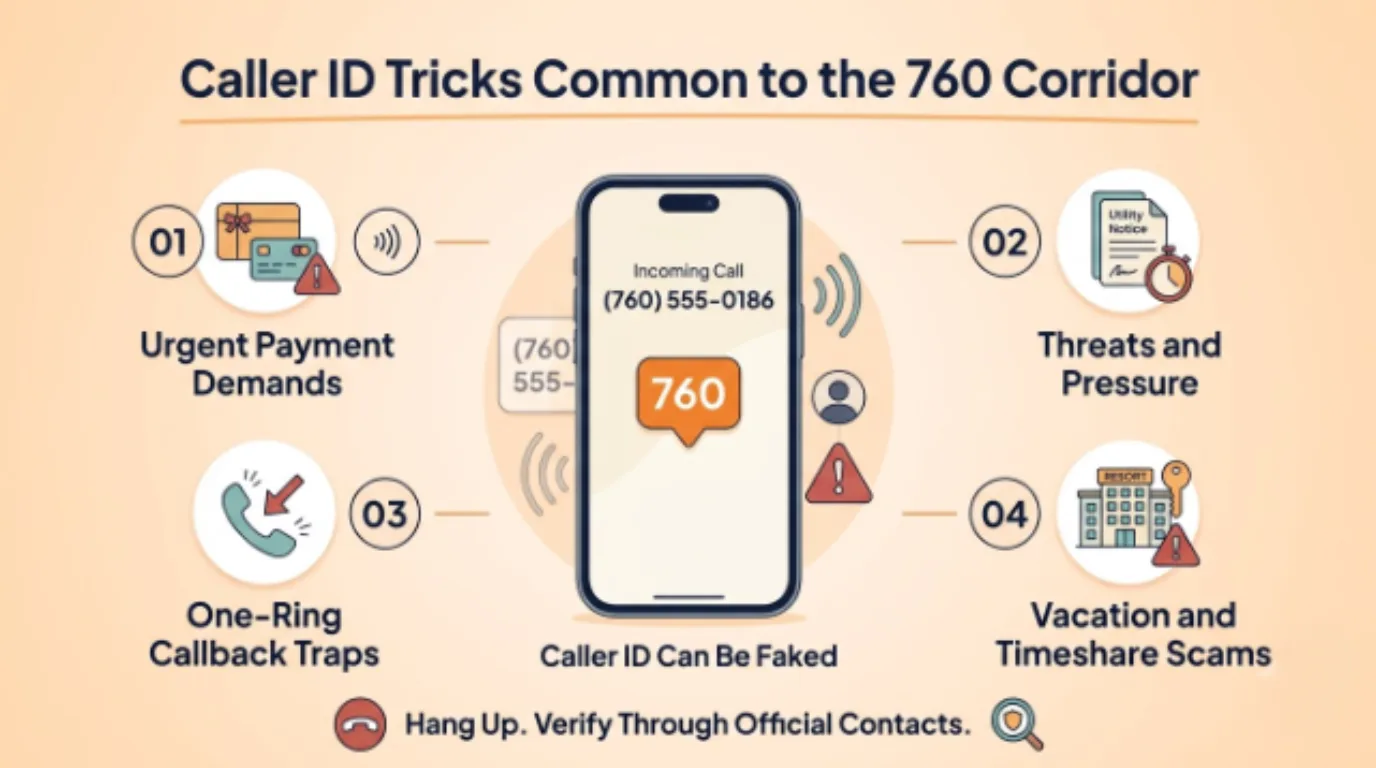 Caller ID Tricks Common to the 760 Corridor