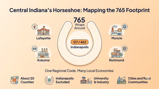 Central Indiana's Horseshoe: Mapping the 765 Footprint