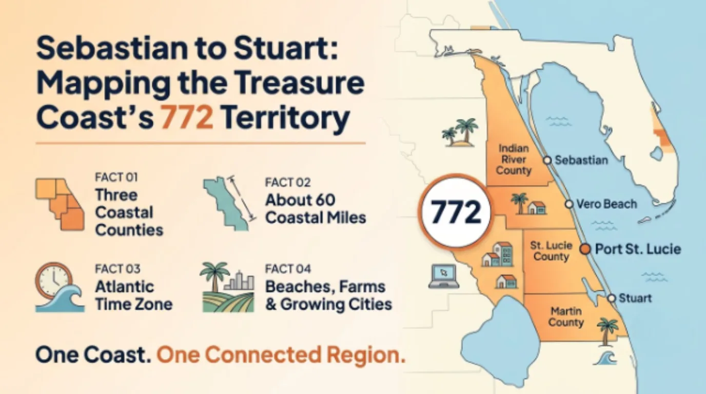 Sebastian to Stuart: Mapping the Treasure Coast's 772 Territory
