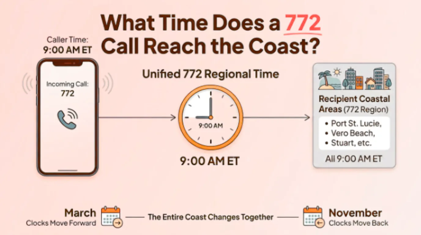 What Time Does a 772 Call Reach the Coast?
