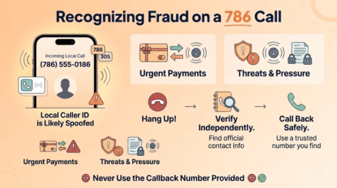 Recognizing Fraud on a 786 Call