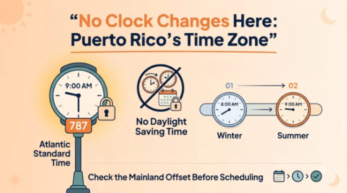 No Clock Changes Here: Puerto Rico's Time Zone