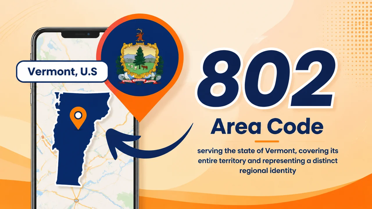 802 Area Code Banner